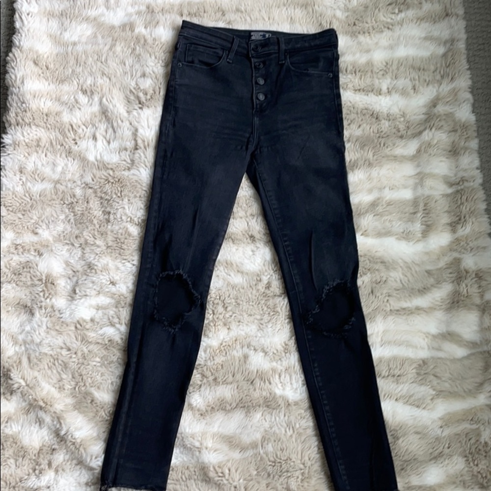 Abercrombie black skinny Jean